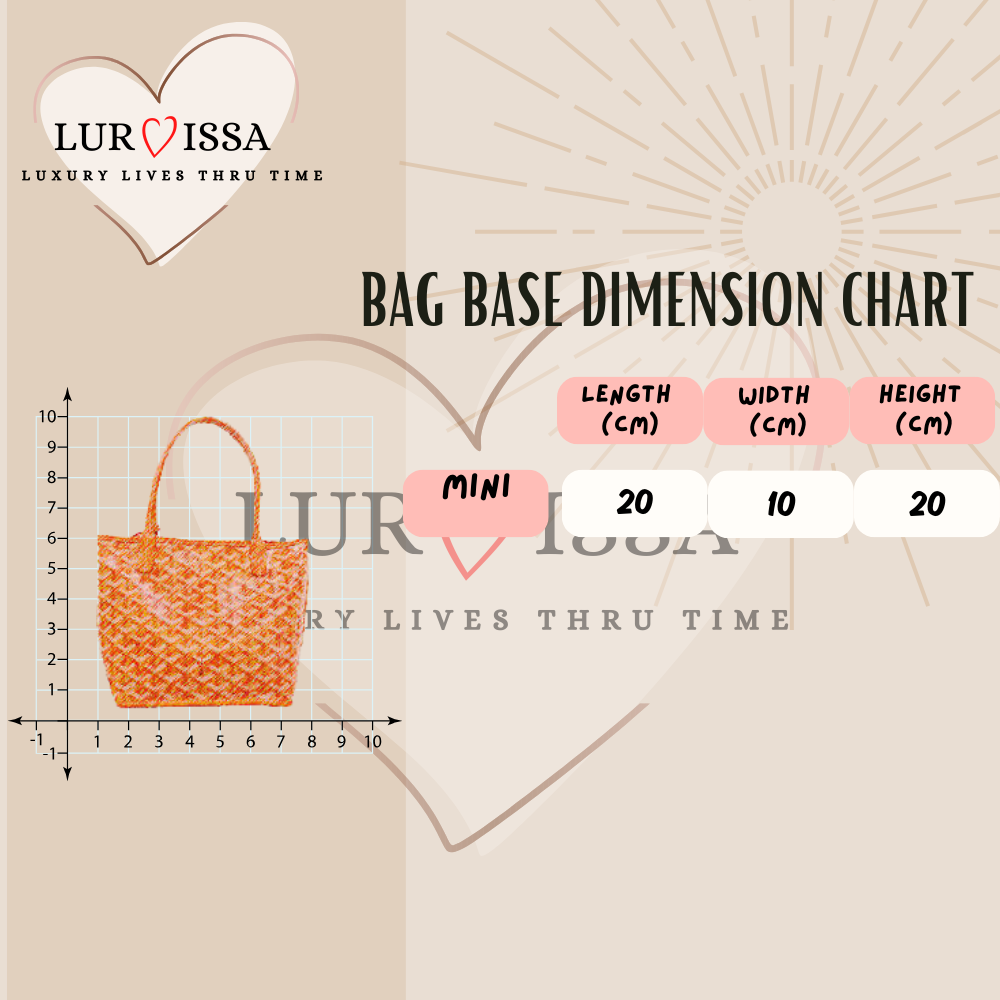 [𝐋𝐮𝐫𝐯𝐢𝐬𝐬𝐚] Bag Organiser/ Organizer For Goyard Anjou Mini Bag (20cm)