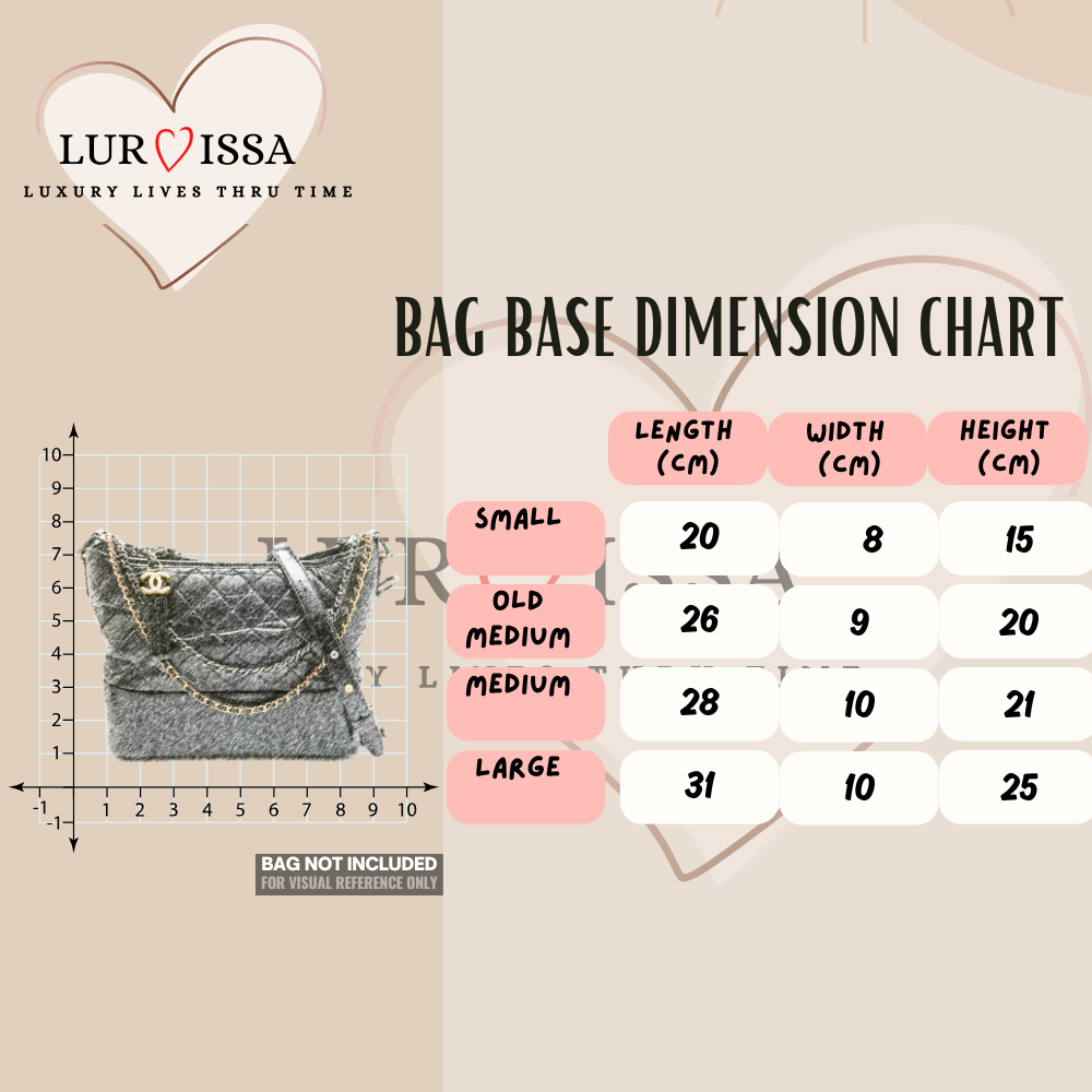 [𝐋𝐮𝐫𝐯𝐢𝐬𝐬𝐚] Bag Organiser/ Organizer For Chanel Gabrielle Hobo Bag (old medium)