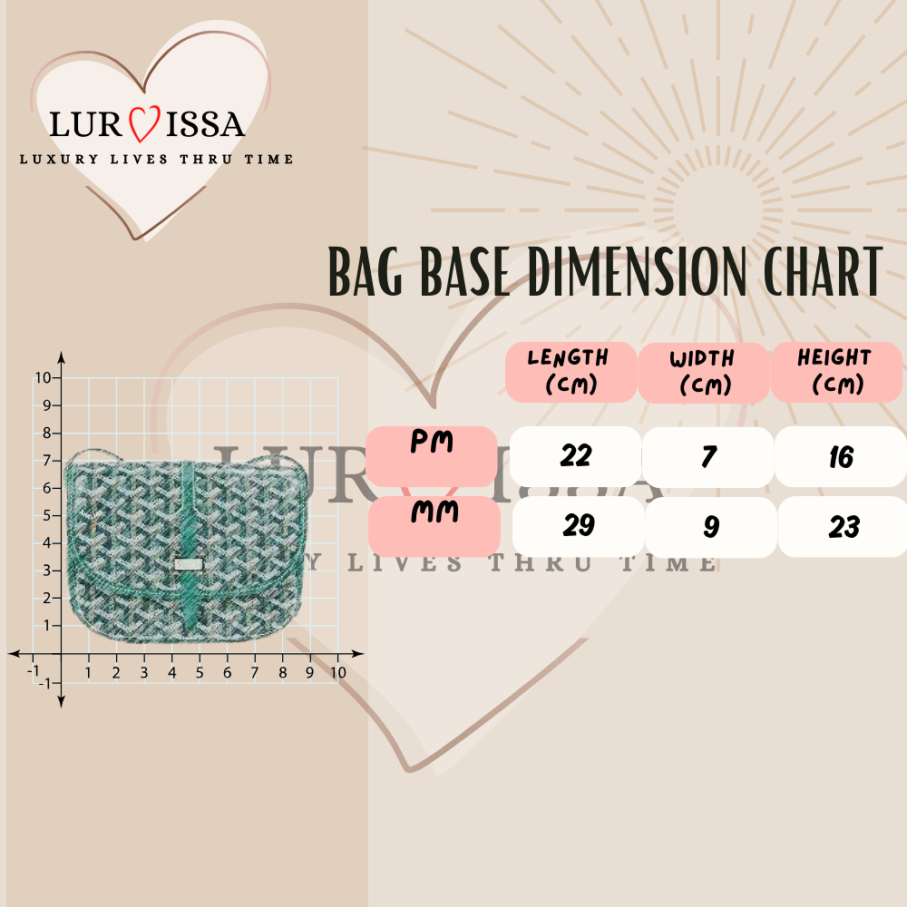 [𝐋𝐮𝐫𝐯𝐢𝐬𝐬𝐚] Bag Organiser/ Organizer For Goyard Belvedere Bag Organiser (MM 29cm)