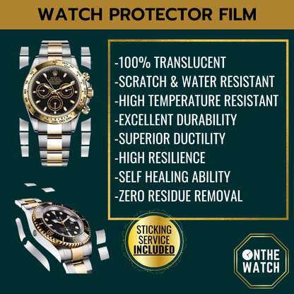 Rolex Cosmograph Daytona 126506 Watch Protective Film by OnTheWatch