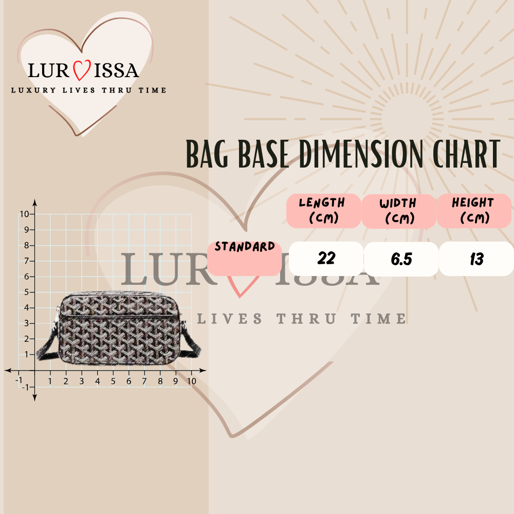 [𝐋𝐮𝐫𝐯𝐢𝐬𝐬𝐚] Bag Organiser/ Organizer For Goyard Cap-Vert PM Bag Organiser