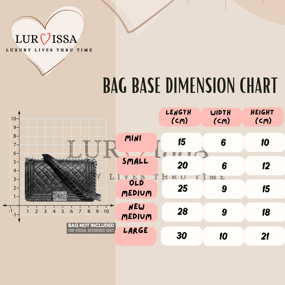 [𝐋𝐮𝐫𝐯𝐢𝐬𝐬𝐚] Bag Organiser/ Organizer For Chanel Leboy Bag (small)