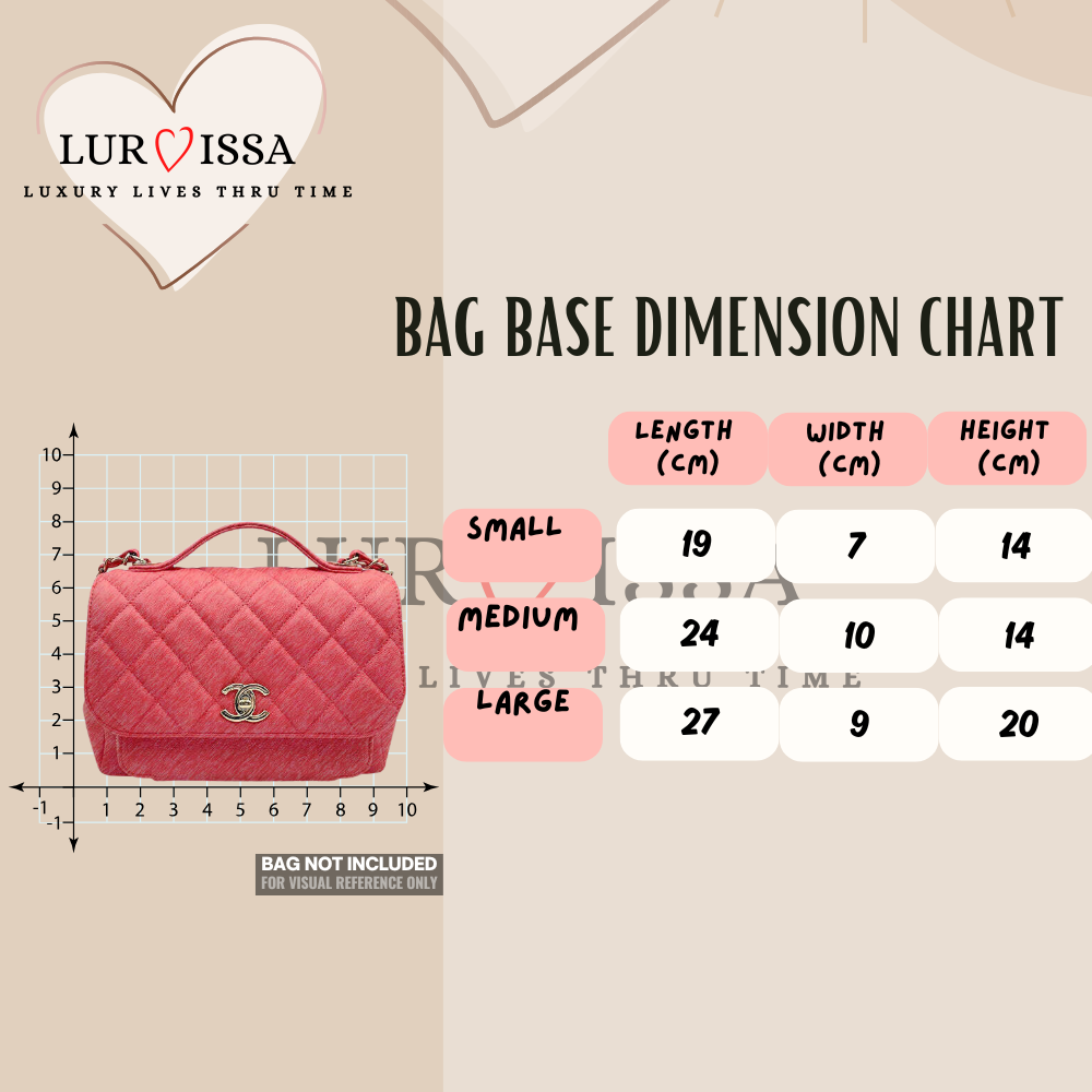 [𝐋𝐮𝐫𝐯𝐢𝐬𝐬𝐚] Bag Organiser/ Organizer For Chanel Business Affinity Bag (Large 27cm)