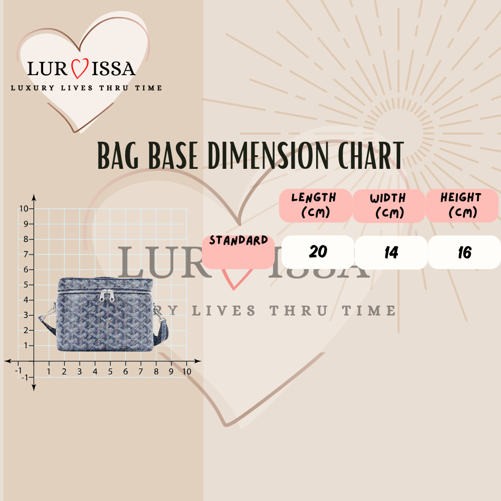 [𝐋𝐮𝐫𝐯𝐢𝐬𝐬𝐚] Bag Organiser/ Organizer For Goyard Vanity Muse Bag Organiser