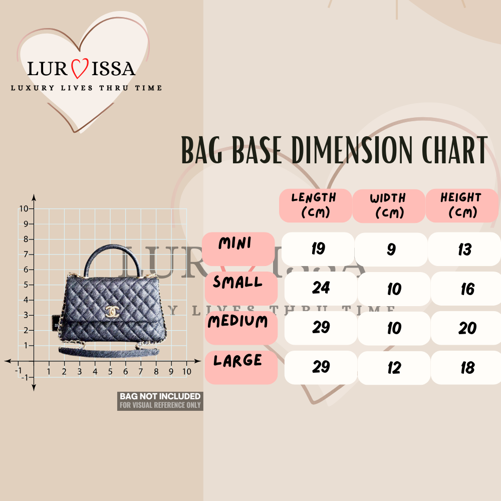 [𝐋𝐮𝐫𝐯𝐢𝐬𝐬𝐚] Bag Organiser/ Organizer For Chanel Cocohandle Flap Bag (small)