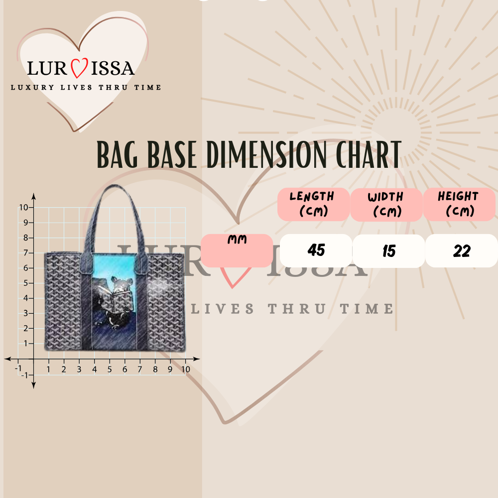 [𝐋𝐮𝐫𝐯𝐢𝐬𝐬𝐚] Bag Organiser/ Organizer For Goyard Villette Tote Bag MM