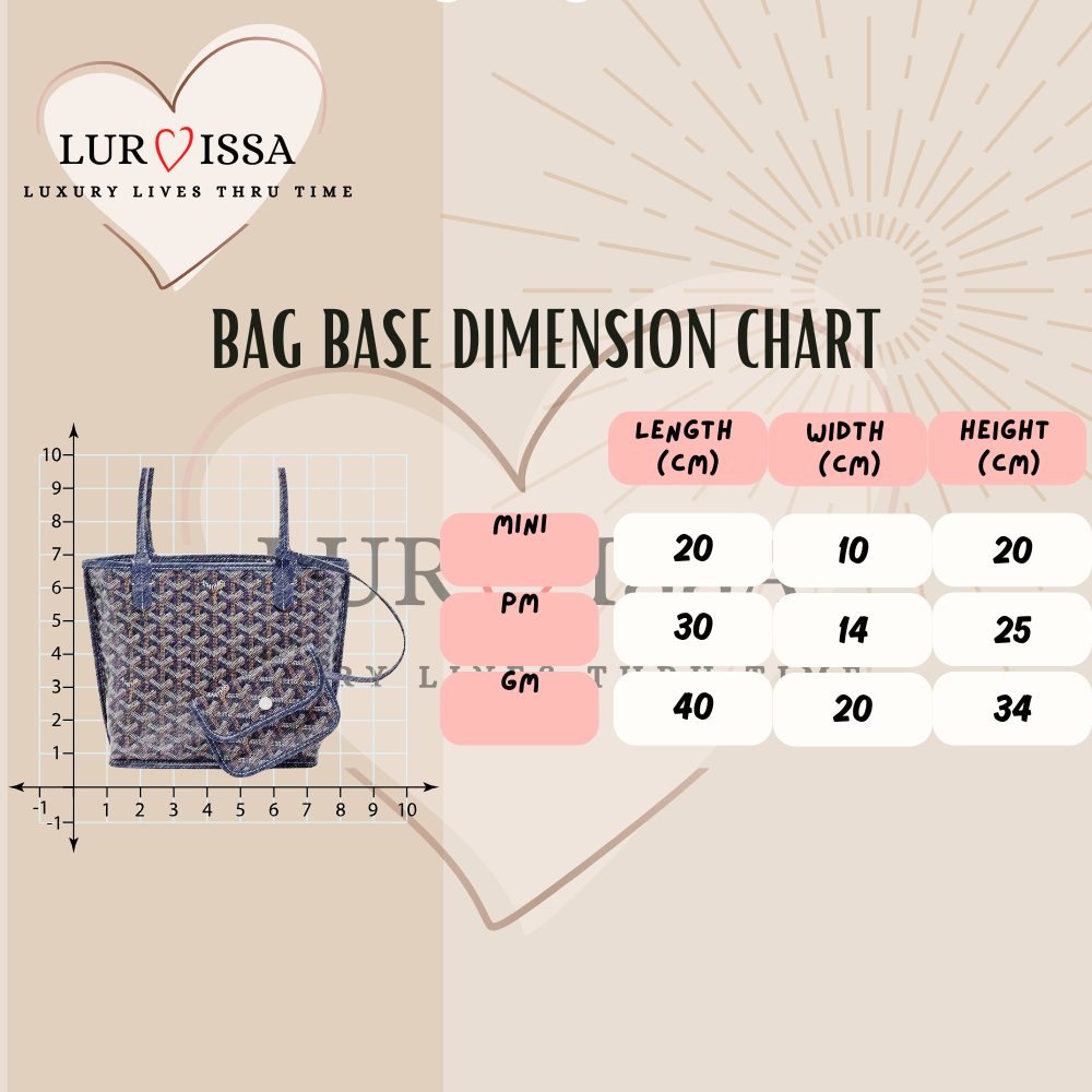 [𝐋𝐮𝐫𝐯𝐢𝐬𝐬𝐚] Bag Organiser/ Organizer For Goyard Anjou Tote Bag Organiser (PM 30cm)