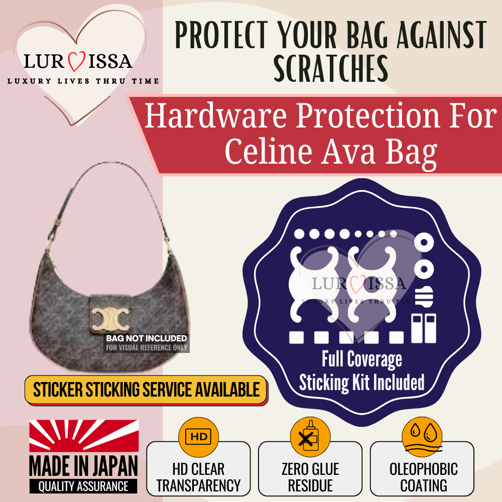 [𝐋𝐮𝐫𝐯𝐢𝐬𝐬𝐚] Celine AVA Bag Hardware Protective Sticker | Prevent Bag Hardware Scratches