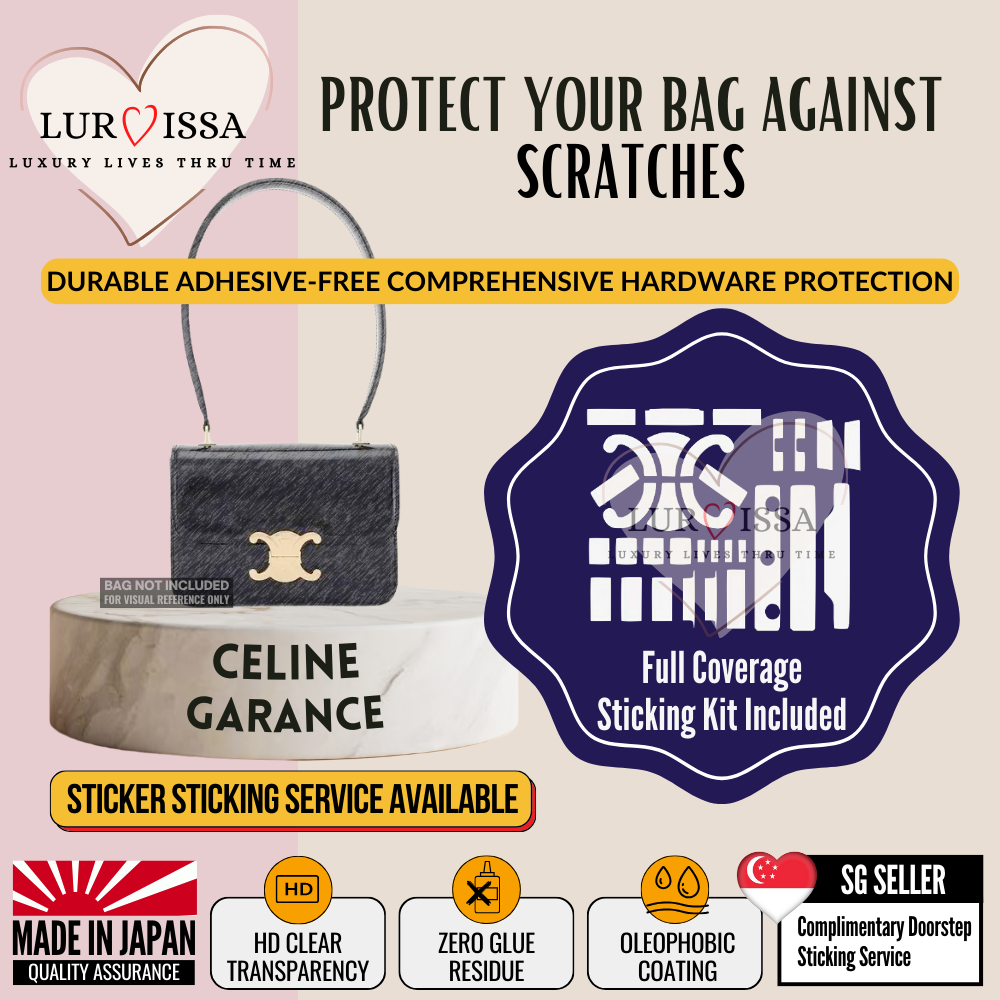 [𝐋𝐮𝐫𝐯𝐢𝐬𝐬𝐚] Celine Garance Bag Hardware Protective Sticker | Prevent Bag Hardware Scratches