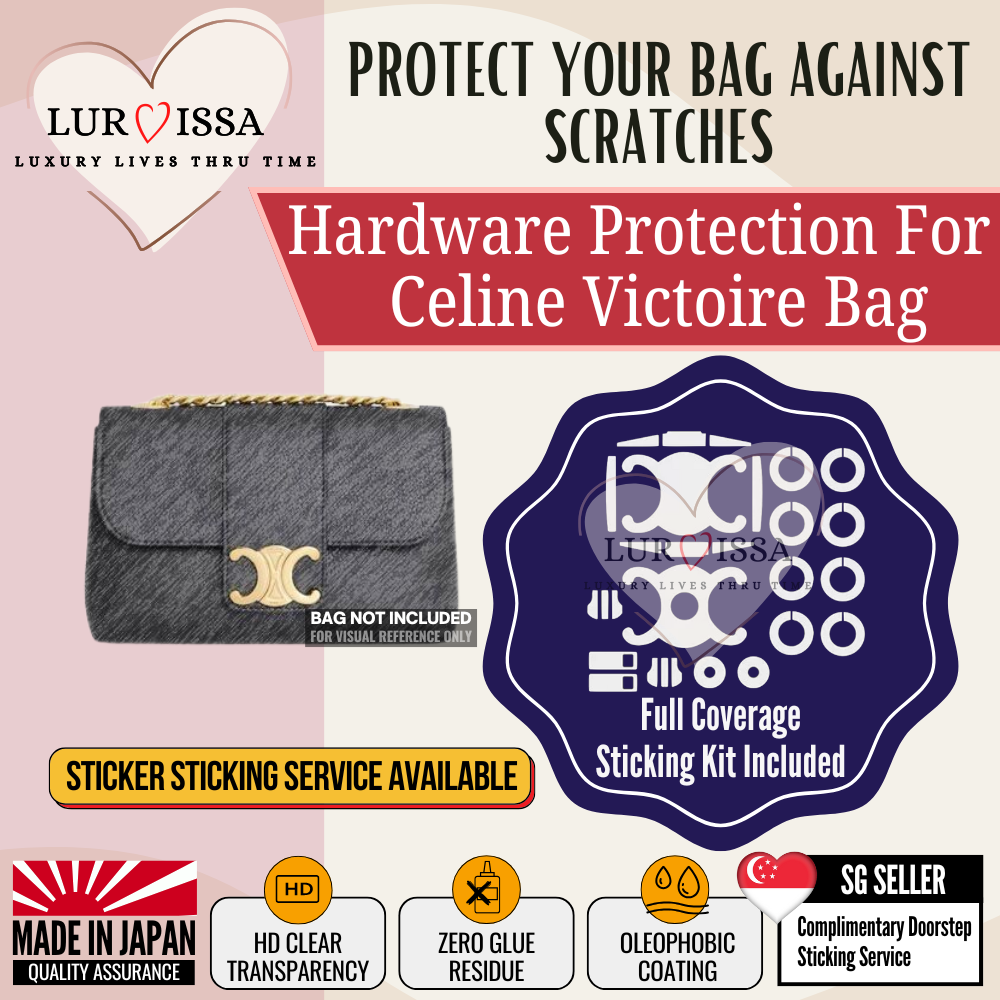 [𝐋𝐮𝐫𝐯𝐢𝐬𝐬𝐚] Celine Victoire Bag Hardware Protective Sticker | Prevent Bag Hardware Scratches