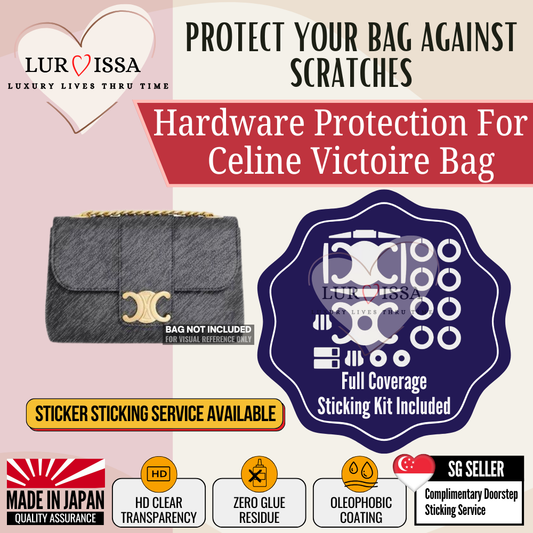 [𝐋𝐮𝐫𝐯𝐢𝐬𝐬𝐚] Celine Victoire Bag Hardware Protective Sticker | Prevent Bag Hardware Scratches