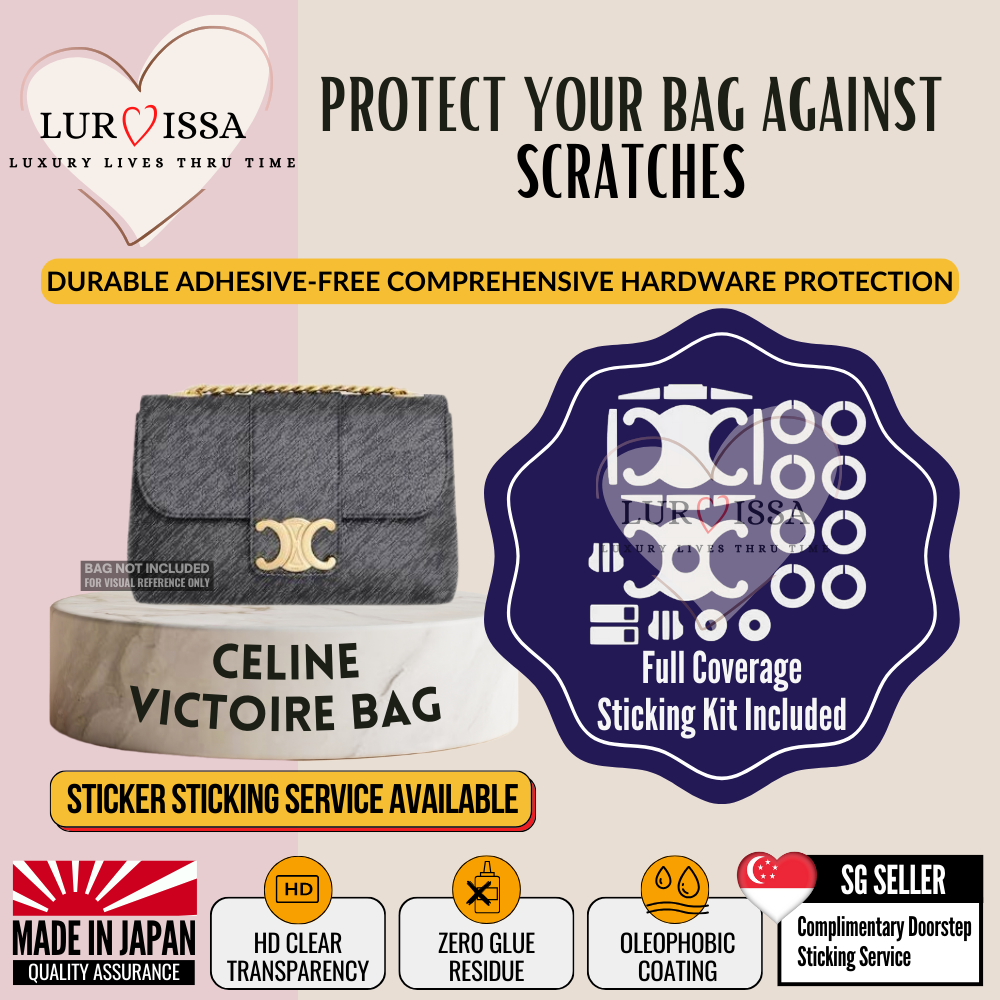 [𝐋𝐮𝐫𝐯𝐢𝐬𝐬𝐚] Celine Victoire Bag Hardware Protective Sticker | Prevent Bag Hardware Scratches