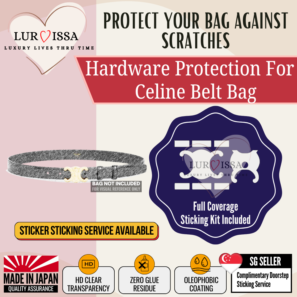[𝐋𝐮𝐫𝐯𝐢𝐬𝐬𝐚] Celine Belt Hardware Protective Sticker | Prevent Bag Hardware Scratches