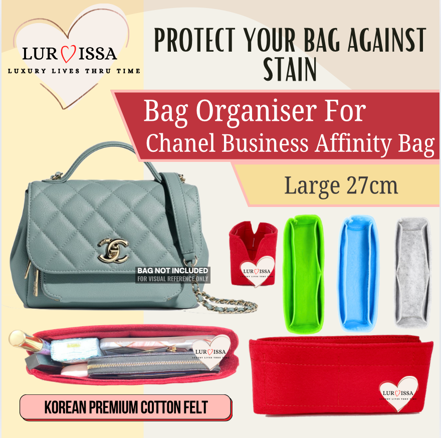 [𝐋𝐮𝐫𝐯𝐢𝐬𝐬𝐚] Bag Organiser/ Organizer For Chanel Business Affinity Bag (Large 27cm)