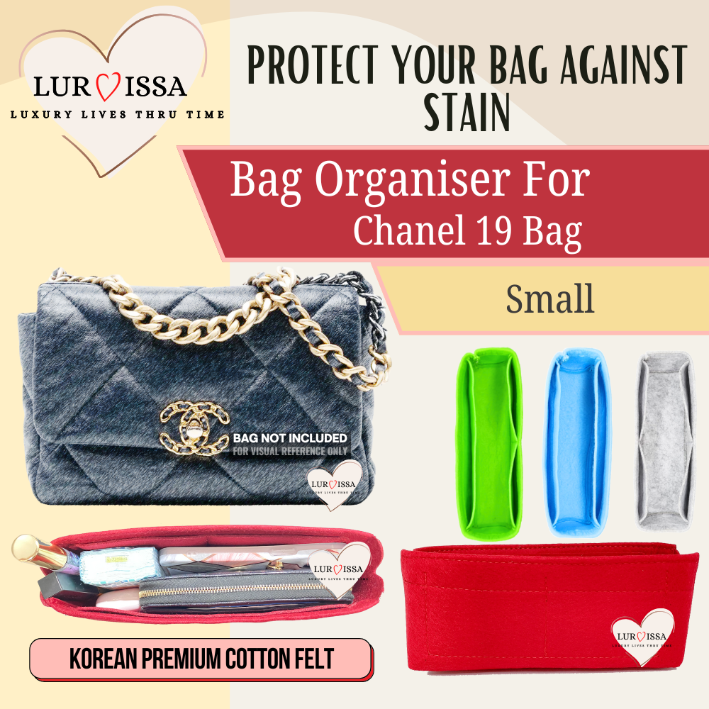 [𝐋𝐮𝐫𝐯𝐢𝐬𝐬𝐚] Bag Organiser/ Organizer For Chanel 19 Bag (Small)