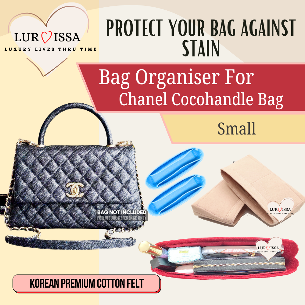 [𝐋𝐮𝐫𝐯𝐢𝐬𝐬𝐚] Bag Organiser/ Organizer For Chanel Cocohandle Flap Bag (small)