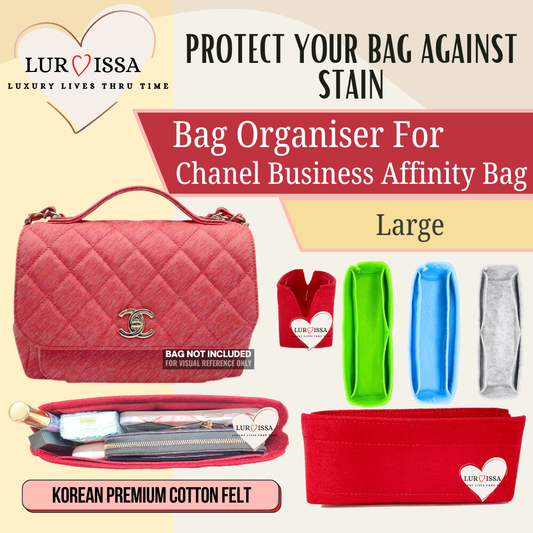 [𝐋𝐮𝐫𝐯𝐢𝐬𝐬𝐚] Bag Organiser/ Organizer For Chanel Business Affinity Bag (Large 27cm)
