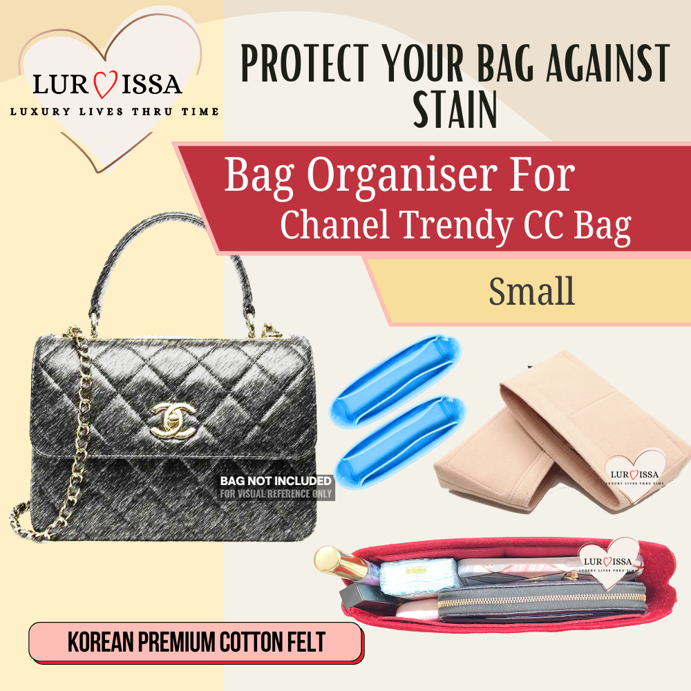 [𝐋𝐮𝐫𝐯𝐢𝐬𝐬𝐚] Bag Organiser/ Organizer For Chanel Trendy CC Bag (Small 25cm)