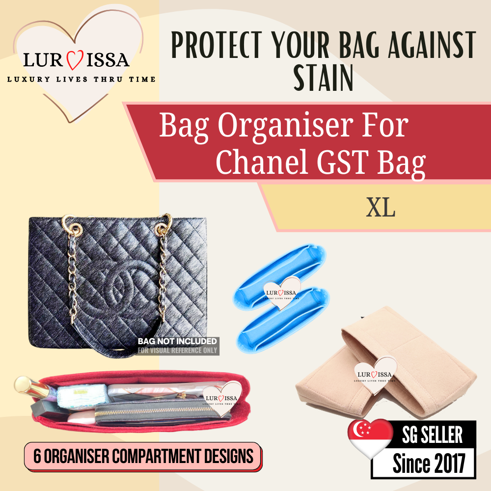 [𝐋𝐮𝐫𝐯𝐢𝐬𝐬𝐚] Bag Organiser/ Organizer For Chanel GST Bag (XL)