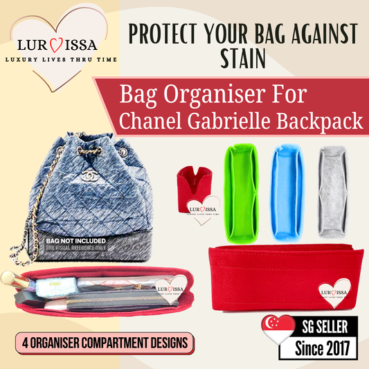 [𝐋𝐮𝐫𝐯𝐢𝐬𝐬𝐚] Bag Organiser/ Organizer For Chanel Gabrielle Backpack