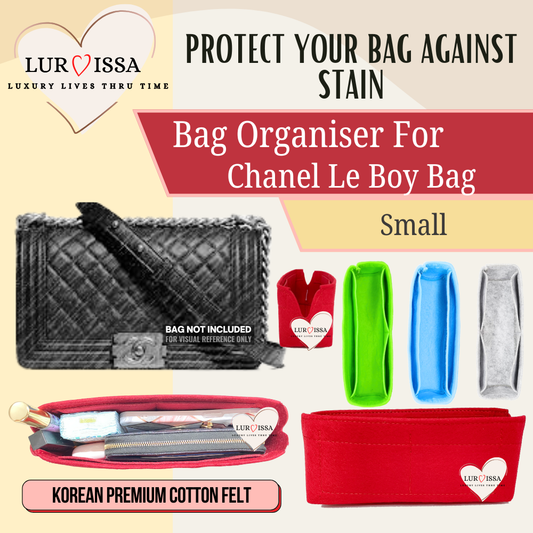 [𝐋𝐮𝐫𝐯𝐢𝐬𝐬𝐚] Organiser For Chanel Le Boy Bag (Small 20cm)