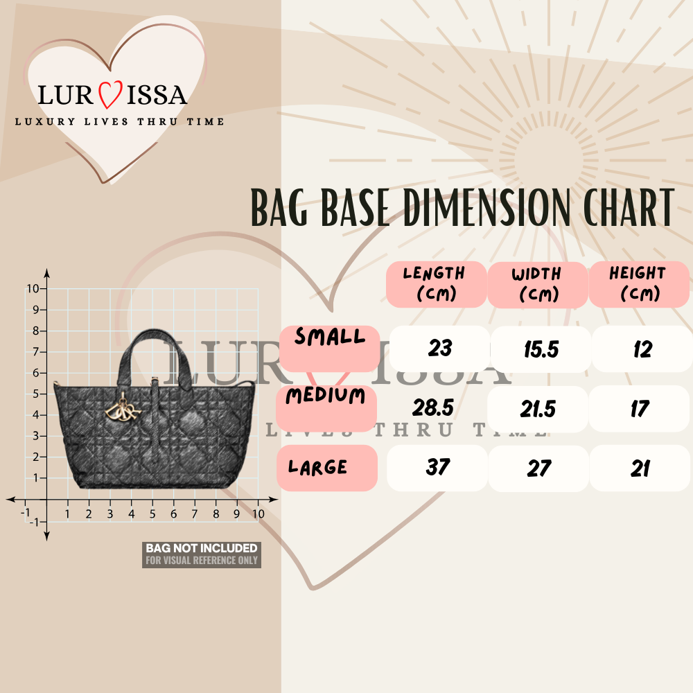 [𝐋𝐮𝐫𝐯𝐢𝐬𝐬𝐚] Bag Organiser/ Organizer For Dior Toujours Bag (small)