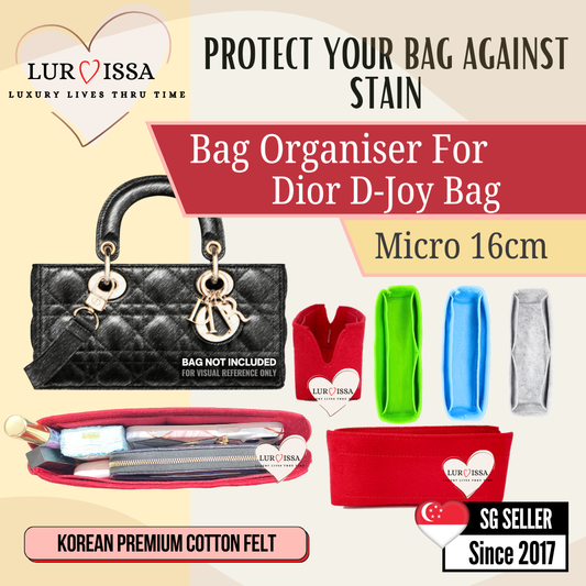 [𝐋𝐮𝐫𝐯𝐢𝐬𝐬𝐚] Organiser For Dior Djoy Bag (micro)
