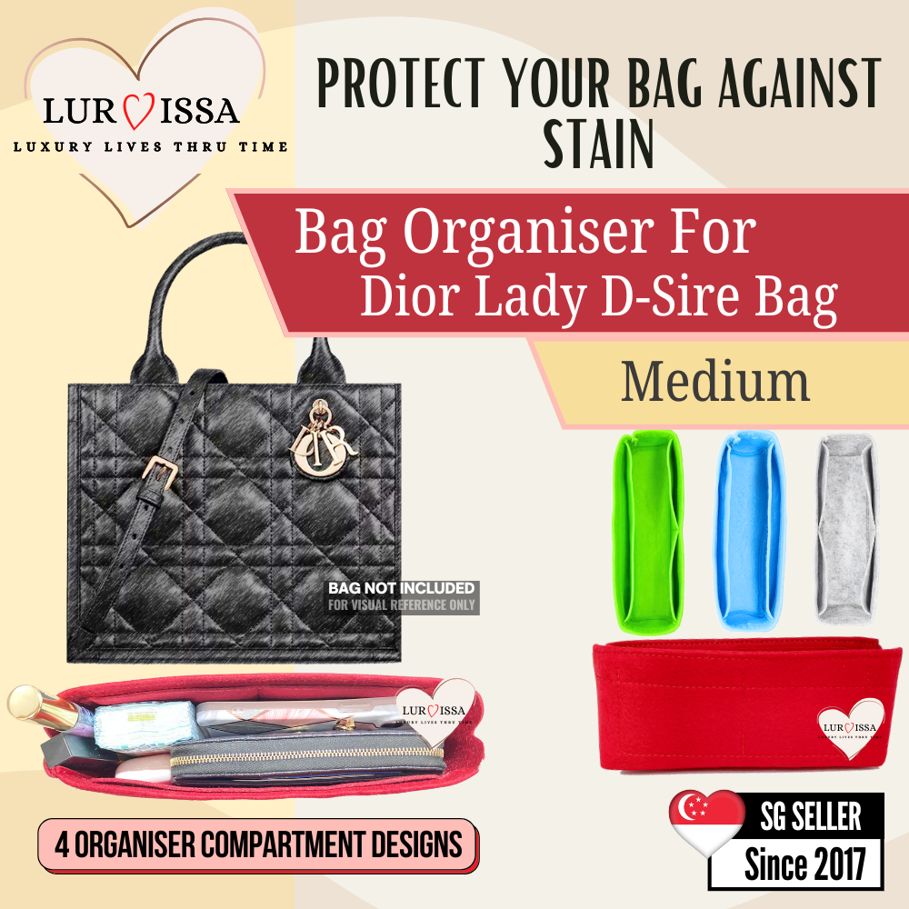 [𝐋𝐮𝐫𝐯𝐢𝐬𝐬𝐚] Organiser For Dior Lady DSire Bag (medium)