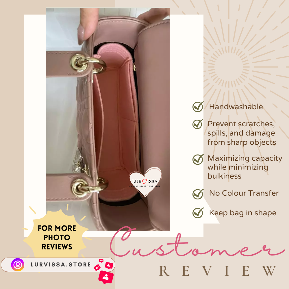 [𝐋𝐮𝐫𝐯𝐢𝐬𝐬𝐚] Organiser For Dior Djoy Bag (micro)