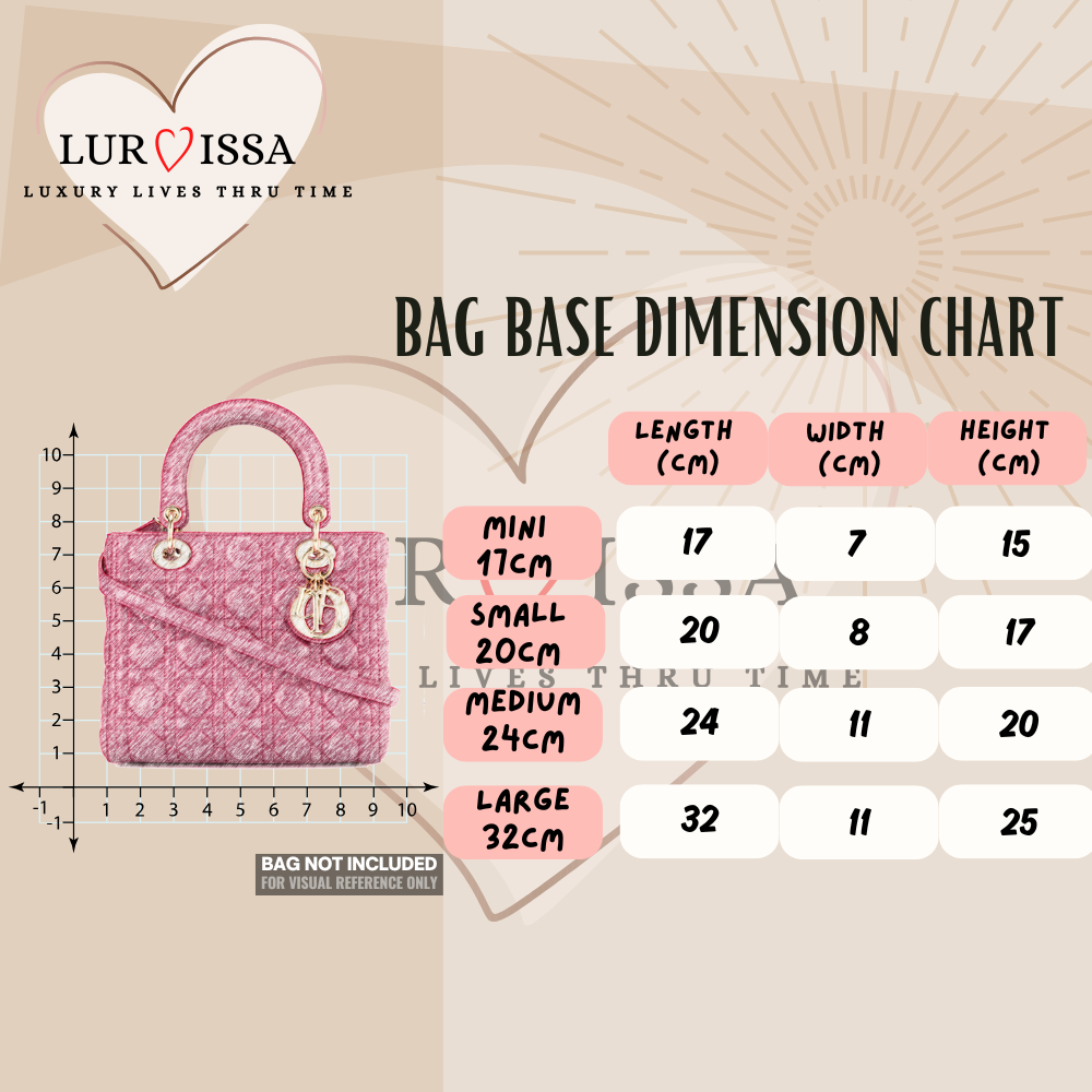 [𝐋𝐮𝐫𝐯𝐢𝐬𝐬𝐚] Organiser For Dior Lady Bag (mini)