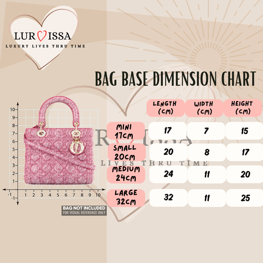 [𝐋𝐮𝐫𝐯𝐢𝐬𝐬𝐚] Organiser For Dior Lady Bag (small)