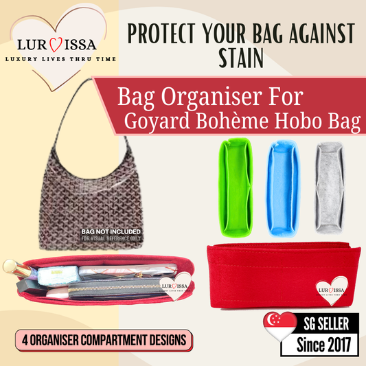 [𝐋𝐮𝐫𝐯𝐢𝐬𝐬𝐚] Bag Organiser/ Organizer For Goyard Bohème Hobo Bag Organiser