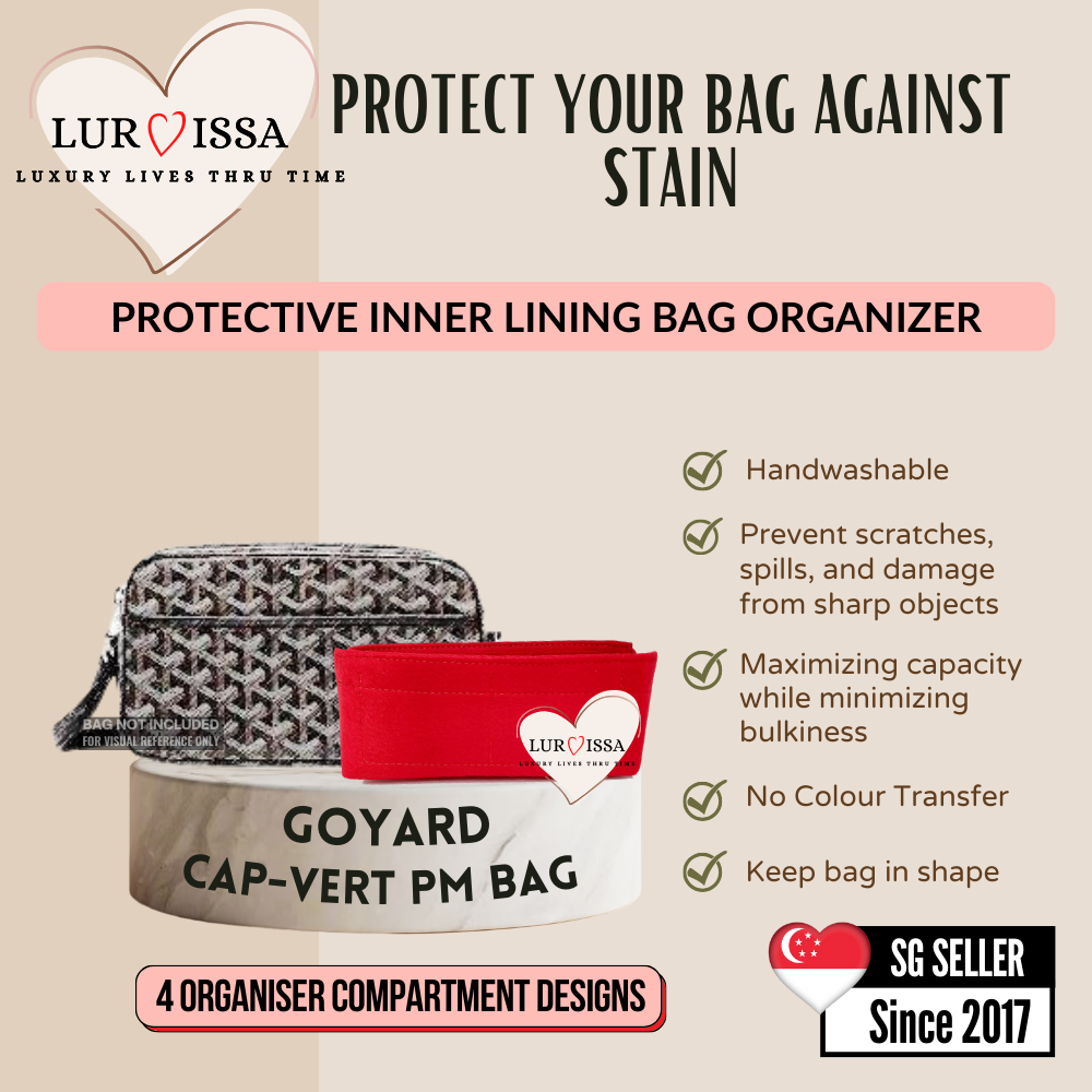 [𝐋𝐮𝐫𝐯𝐢𝐬𝐬𝐚] Bag Organiser/ Organizer For Goyard Cap-Vert PM Bag Organiser