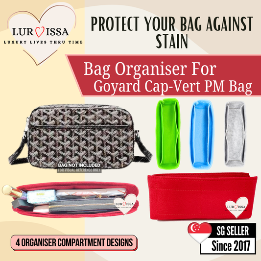 [𝐋𝐮𝐫𝐯𝐢𝐬𝐬𝐚] Bag Organiser/ Organizer For Goyard Cap-Vert PM Bag Organiser