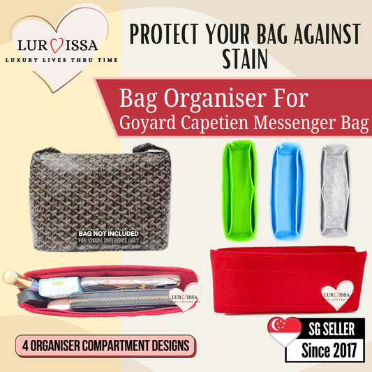 [𝐋𝐮𝐫𝐯𝐢𝐬𝐬𝐚] Bag Organiser/ Organizer For Goyard Capetien Messenger Bag (39cm)
