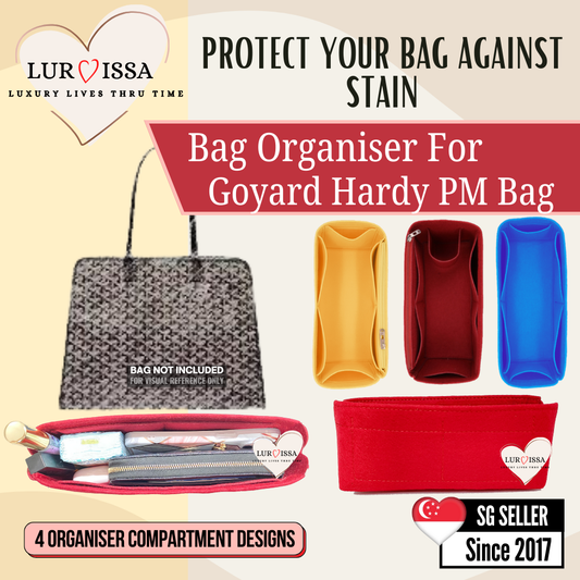 [𝐋𝐮𝐫𝐯𝐢𝐬𝐬𝐚] Bag Organiser/ Organizer For Goyard Hardy Bag (PM 40cm)