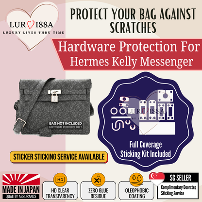 Hermes Kelly Messenger 25 Bag Hardware Protective Sticker
