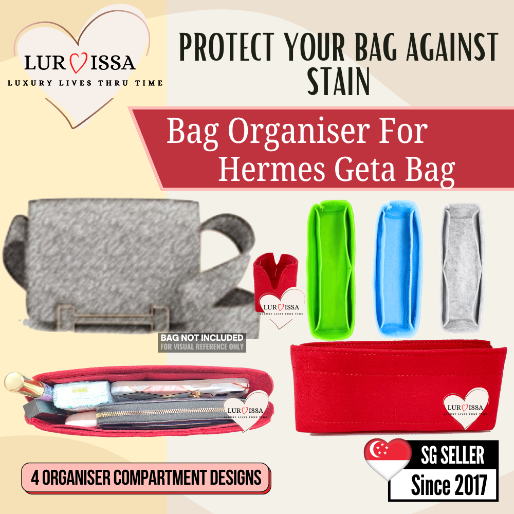 [𝐋𝐮𝐫𝐯𝐢𝐬𝐬𝐚] Bag Organiser/ Organizer For Hermes Geta Bag