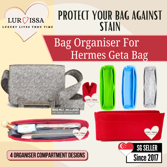 [𝐋𝐮𝐫𝐯𝐢𝐬𝐬𝐚] Bag Organiser/ Organizer For Hermes Geta Bag