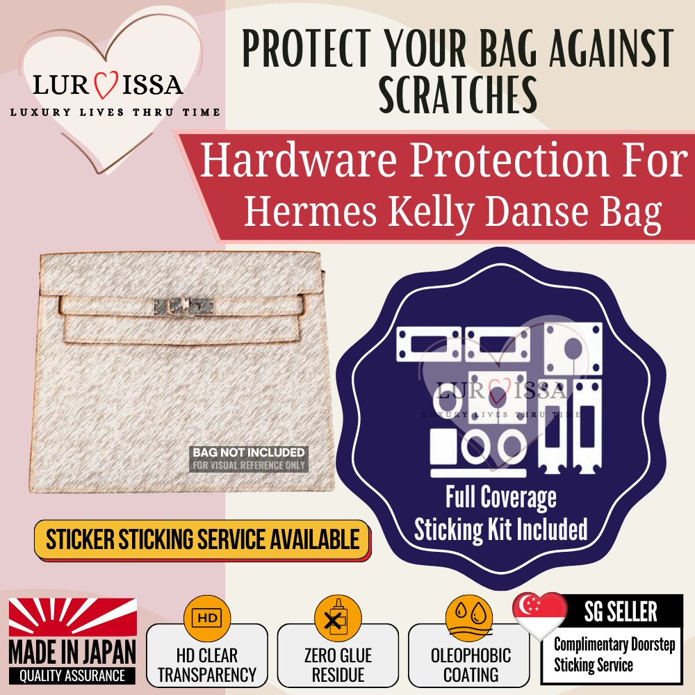 [𝐋𝐮𝐫𝐯𝐢𝐬𝐬𝐚] Hermes Kelly Danse Bag Hardware Protective Sticker | Prevent Bag Hardware Scratches