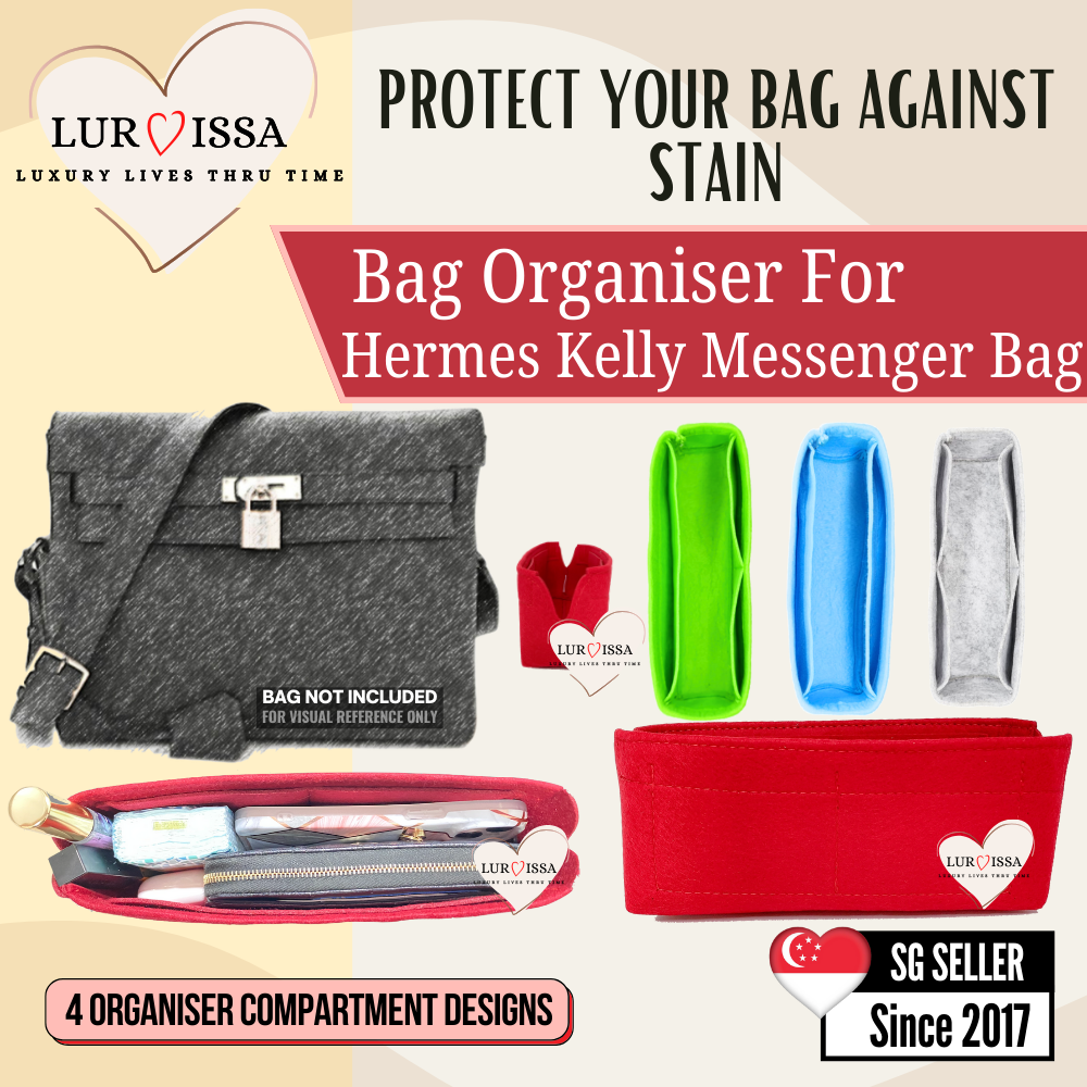 [𝐋𝐮𝐫𝐯𝐢𝐬𝐬𝐚] Bag Organiser/ Organizer For Hermes Kelly Messenger Bag