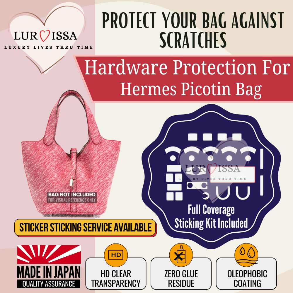 [𝐋𝐮𝐫𝐯𝐢𝐬𝐬𝐚] Hermes Picotin 18/22/26 Bag Hardware Protective Sticker | Prevent Bag Hardware Scratches