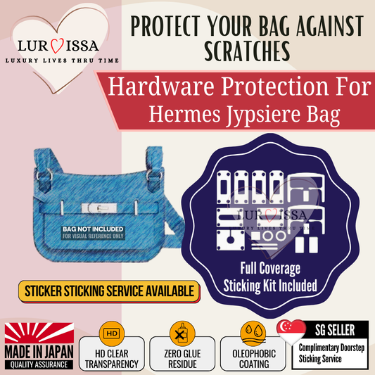 [𝐋𝐮𝐫𝐯𝐢𝐬𝐬𝐚] Hermes Jypsiere Bag Hardware Protective Sticker | Prevent Bag Hardware Scratches