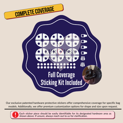 LV Soft Trunk Bag Hardware Protective Sticker