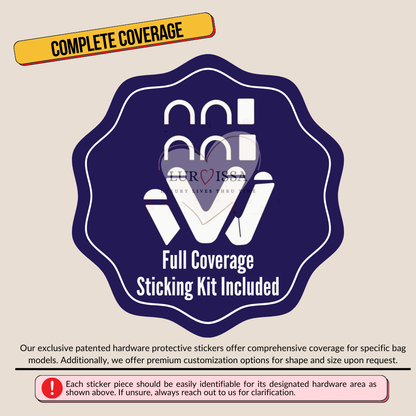 LV Twist West Pochette Bag Hardware Protective Sticker