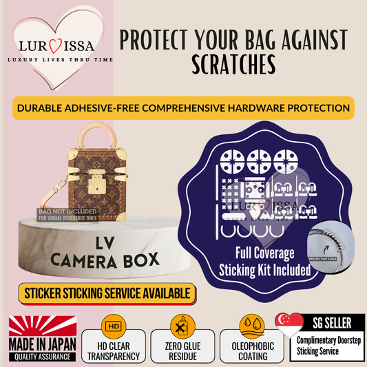 [𝑳𝒖𝒓𝒗𝒊𝒔𝒔𝒂] LV Camera Box Bag Hardware Protective Sticker| Prevent Scratches on Hardware