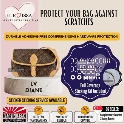 LV Diane Bag Hardware Protective Sticker