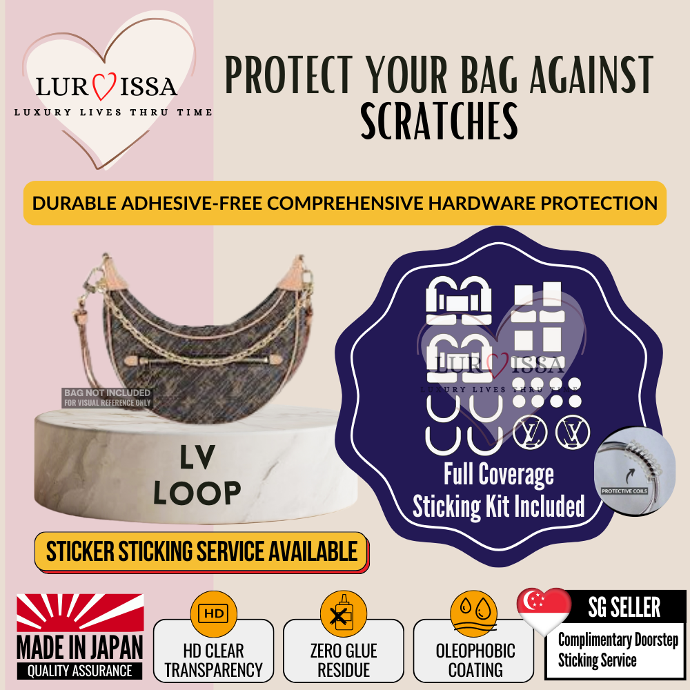 [𝐋𝐮𝐫𝐯𝐢𝐬𝐬𝐚] LV Loop Bag Hardware Protective Sticker