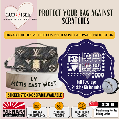 LV Metis East West Bag Hardware Protective Sticker