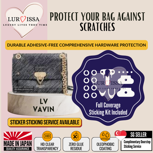 [𝑳𝒖𝒓𝒗𝒊𝒔𝒔𝒂] LV Vavin Chain On Wallet Bag Hardware Protective Sticker | Prevent Scratches on Hardware